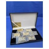 (6) Bullion Collection Bars ï¿½ Gold & Iron Notes