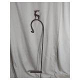 (1) Metal Garden Shepherd Hook with Deer Topper