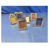 (6) Seagull Pewter Mini Picture Frames Assorted