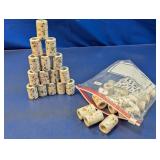 Ceramic Multi-Color Speckle Glazed Hollow Tubes