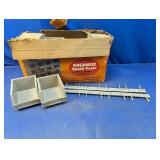 (20) Small Parts Storage Bins w/Mount Rails