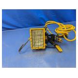 Heavy-Duty Yellow Clamp-On Work Light