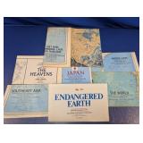 National Geographic World & Nature Maps Lot