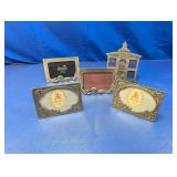 (5) Seagull Pewter Decorative Photo Frames