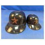(2) Houston Astros Batting Helmets