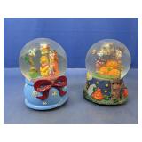 (2) Decorative Water Globes