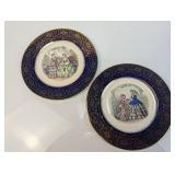 (2) Salem China Imperial Plates