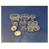 (12) Antique Salt Cellars Collection Lot
