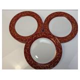 (8) Chris Madden Dinner Plates