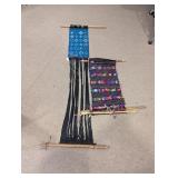 (2) Traditional Handwoven Textile Looms
