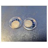 (2) 1908 & 1909 V Nickels