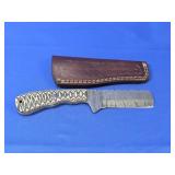 (1) Cleaver-Style Fixed Blade Knife with Sheath
