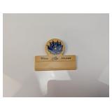 Vintage 1950s Rice Hotel Visitors Plastic Badge