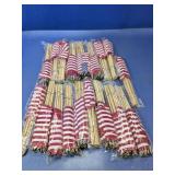 (18) Bundles of Small American Stick Flags