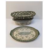 (3) Temp-tations Old World Green Bakeware