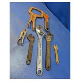 (7) Assorted Wrench & Clamping Tool Lot