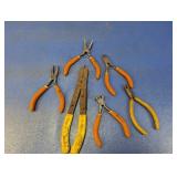 (6) Small Precision Pliers & Cutters Lot