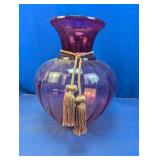 (1) Purple Glass Vase
