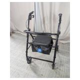 (1) Medline Rollator Walker with Seat
