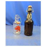 (2) Flip-Top Bottles