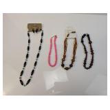 (4) Beaded Necklace & Earring ï¿½ Carole & More