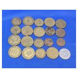 (20) German Pfennig Coins