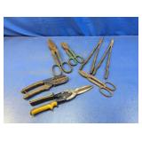 (7) Mixed Lot of Sheet Metal Tools