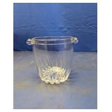 (1) Clear Glass Ice Bucket
