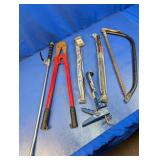 (6) Assorted Yard & Construction Hand Tools Lot