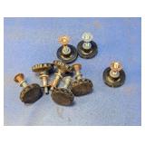 (8) Adjustable Knobs, Bolts, & Leveling Feet