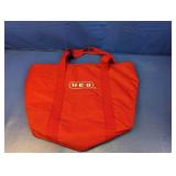 (1) H-E-B Red Insulated Grocery Bag