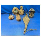 (6) Assorted Handcrafted Folk Art Pieces