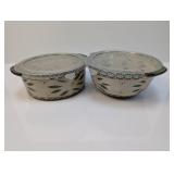 (2) Temp-tations Old World Bowls w/ Lids