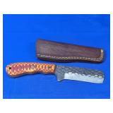 (1) Forged Cleaver Knife with Sheath