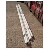 (10) Xintec PVC Pipes ï¿½ 1-1/2" IPS SCH 40 ï¿½ 120"