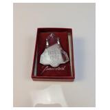 1987 Baccarat "Noï¿½l" Crystal Bell Ornament