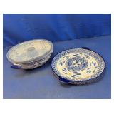 (2) Ceramic Bundt Pan & Baker by Tara Set