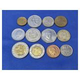 (12) Mixed World Coins