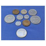 (10) Dutch Guilder Coins