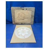 (2) Vintage Decorative Item Duo