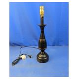 (1) Black Table Lamp Base w/ USB Ports
