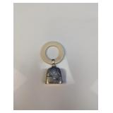 Antique Sterling Silver Rattle and Teething Ring