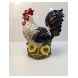 (1) Ceramic Rooster Cookie Jar