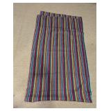 (1) Multicolored Striped Cloth