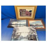 (4) Travel Photography Prints & Matted Art Lot