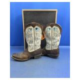 (1) Cowboy Boots with Blue Stitching
