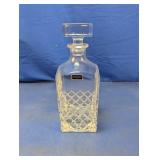 (1) Hatch Cut Glass Decanter