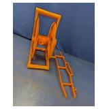 (1) Orange Plastic Wire/Cord Reel Holder