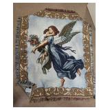 (1) Angel and Child Woven Throw Blanket