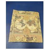 Vintage Style Map Design 3-Ring Photo Album